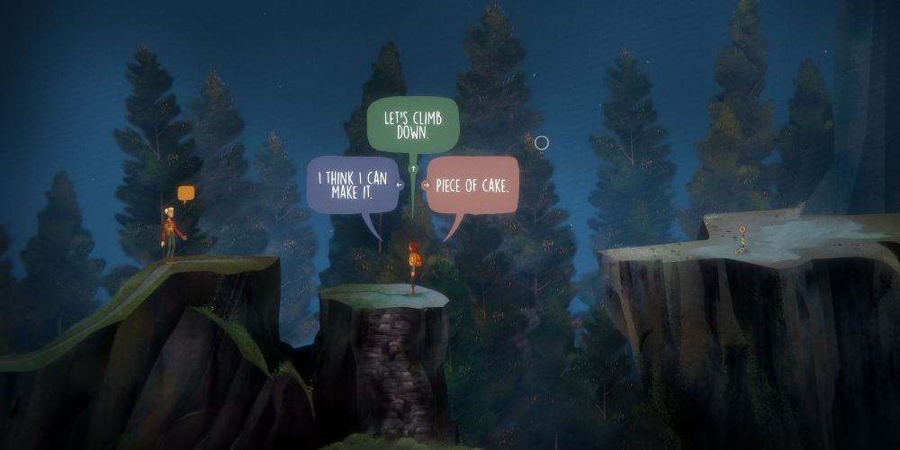 Uma escolha de diálogo de Oxenfree II Lost Signals