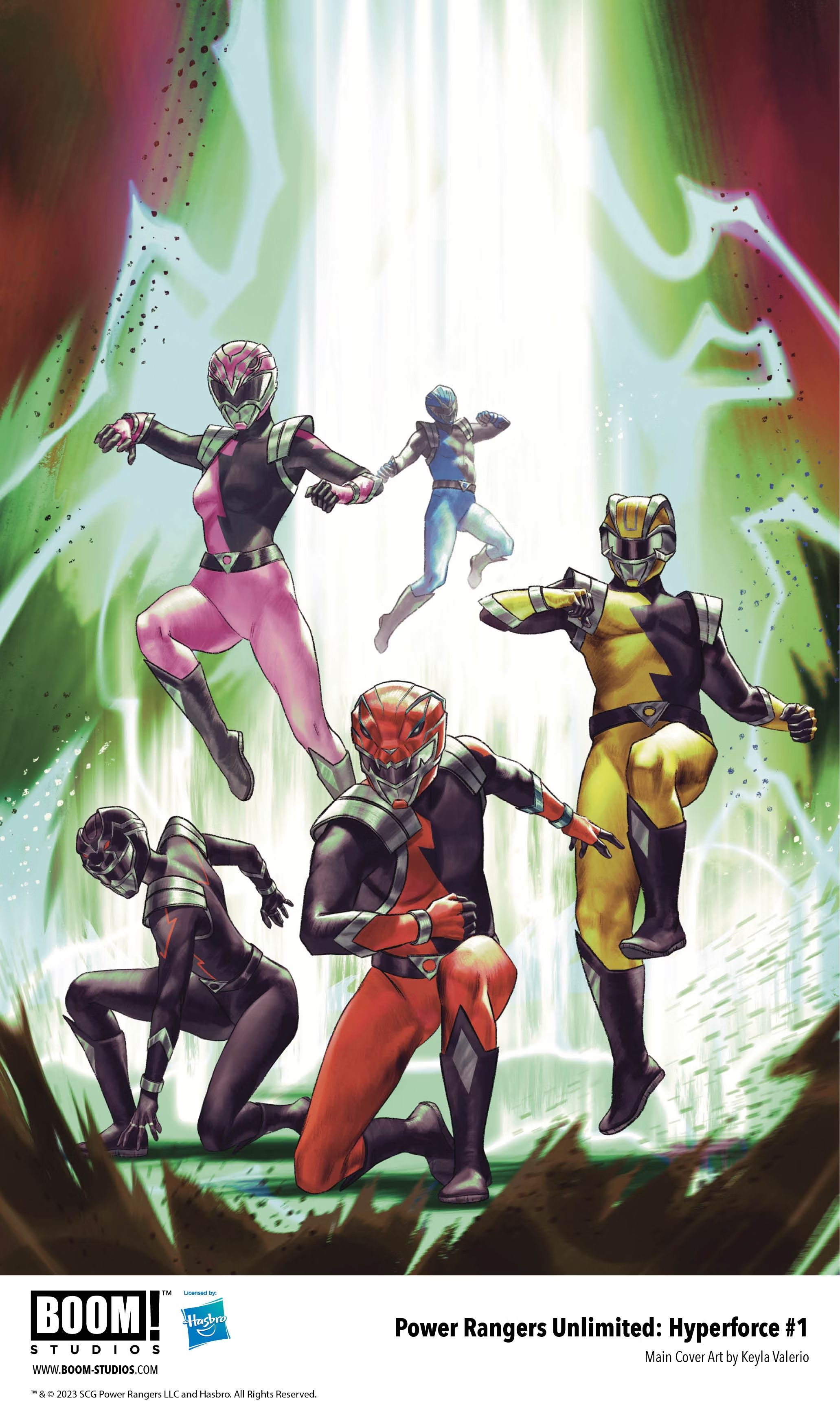 MMPR's HyperForce Rangers' Solo Comics Debut Hits in New Power Rangers ...