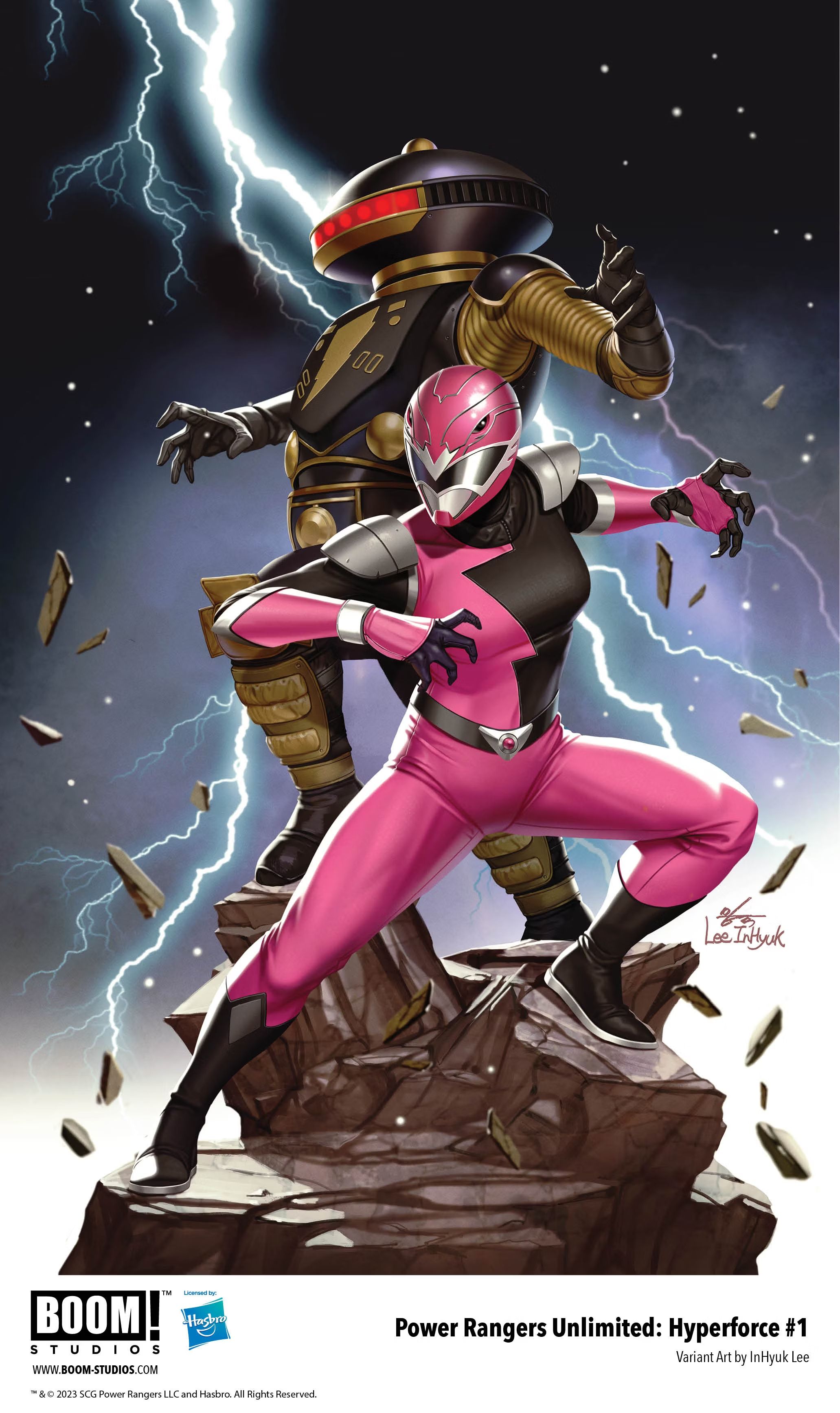 MMPR's HyperForce Rangers' Solo Comics Debut Hits in New Power Rangers