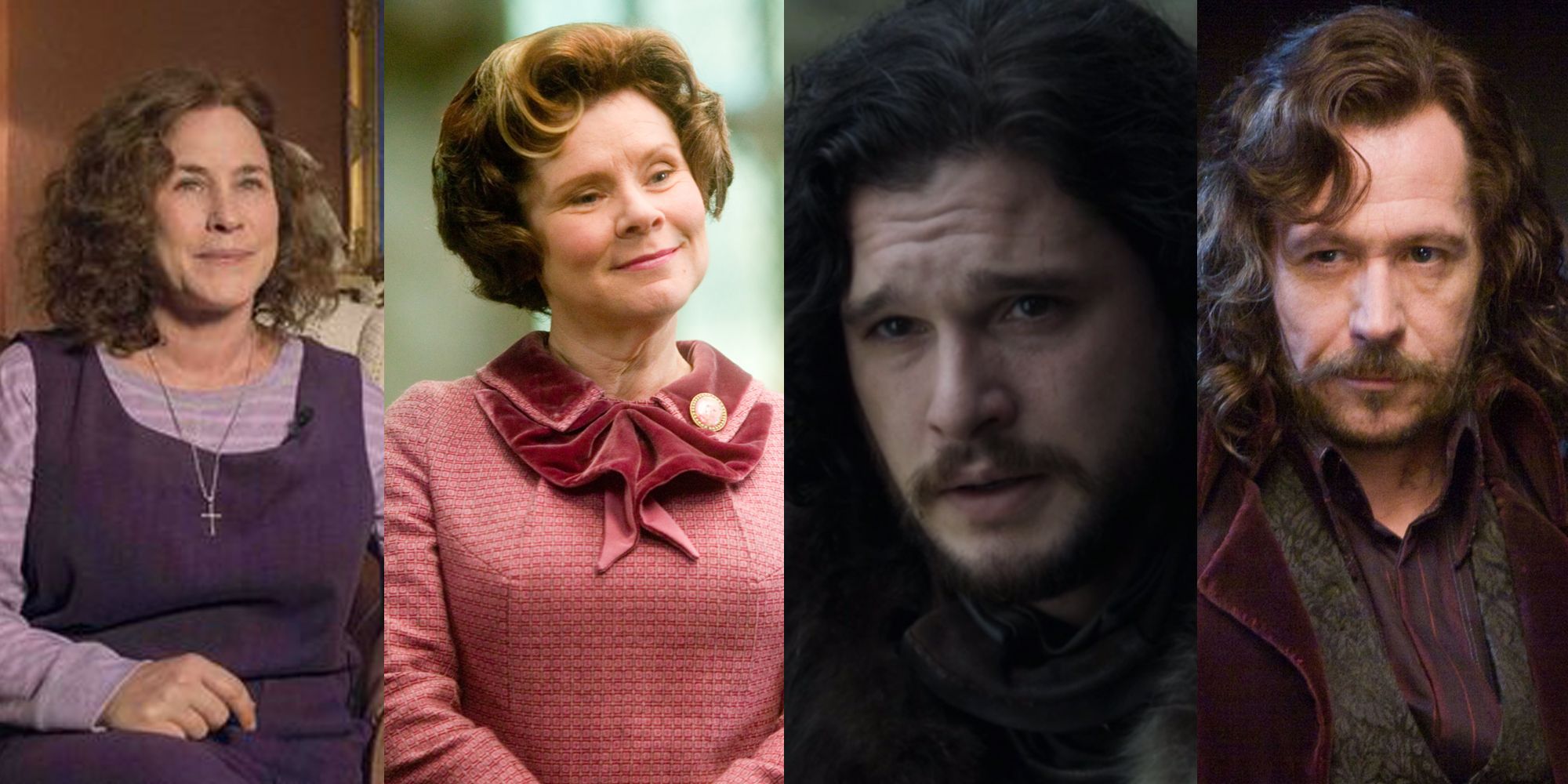 Patricia Arquette and Dolores Umbridge, Kit Harington and Sirius Black