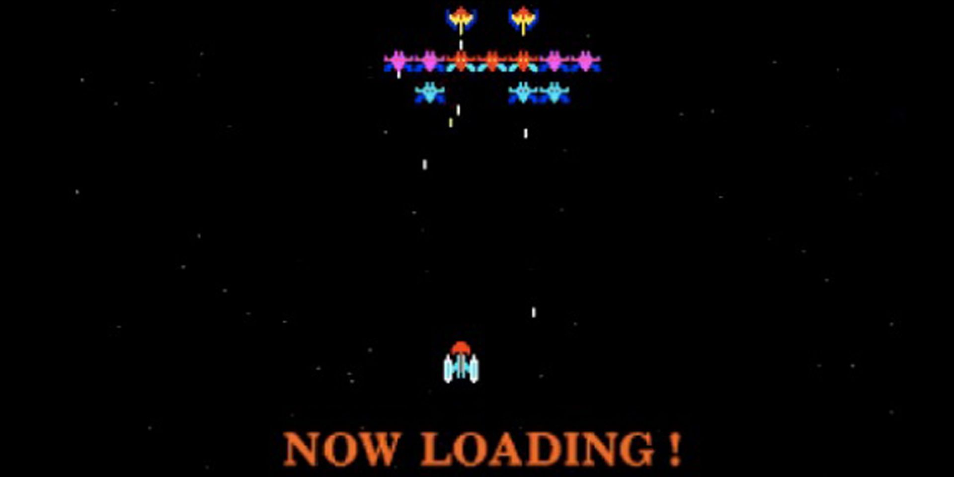 Players go with Galaxian before competing in Ridge Racer.