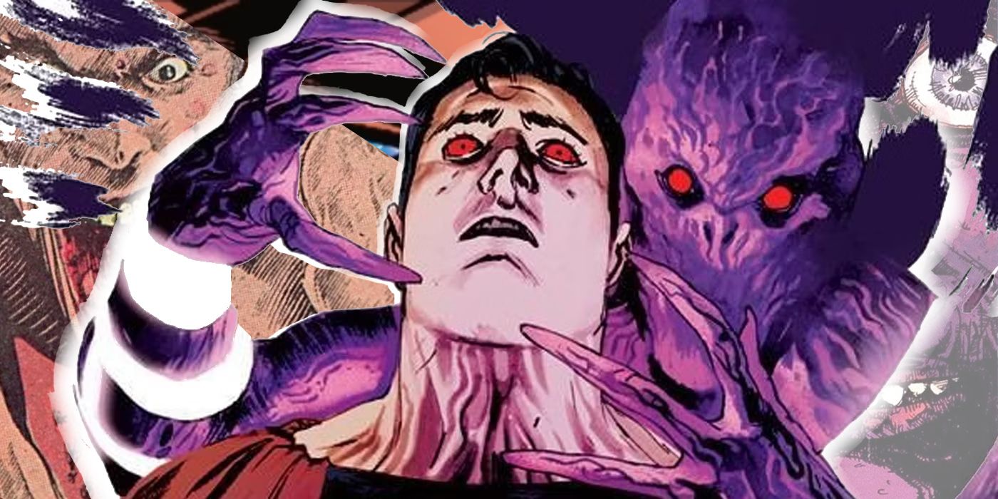 Parasite absorbs Superman's powers, Anton Arcane, and John Dee (Doctor Destiny) in DC Comics