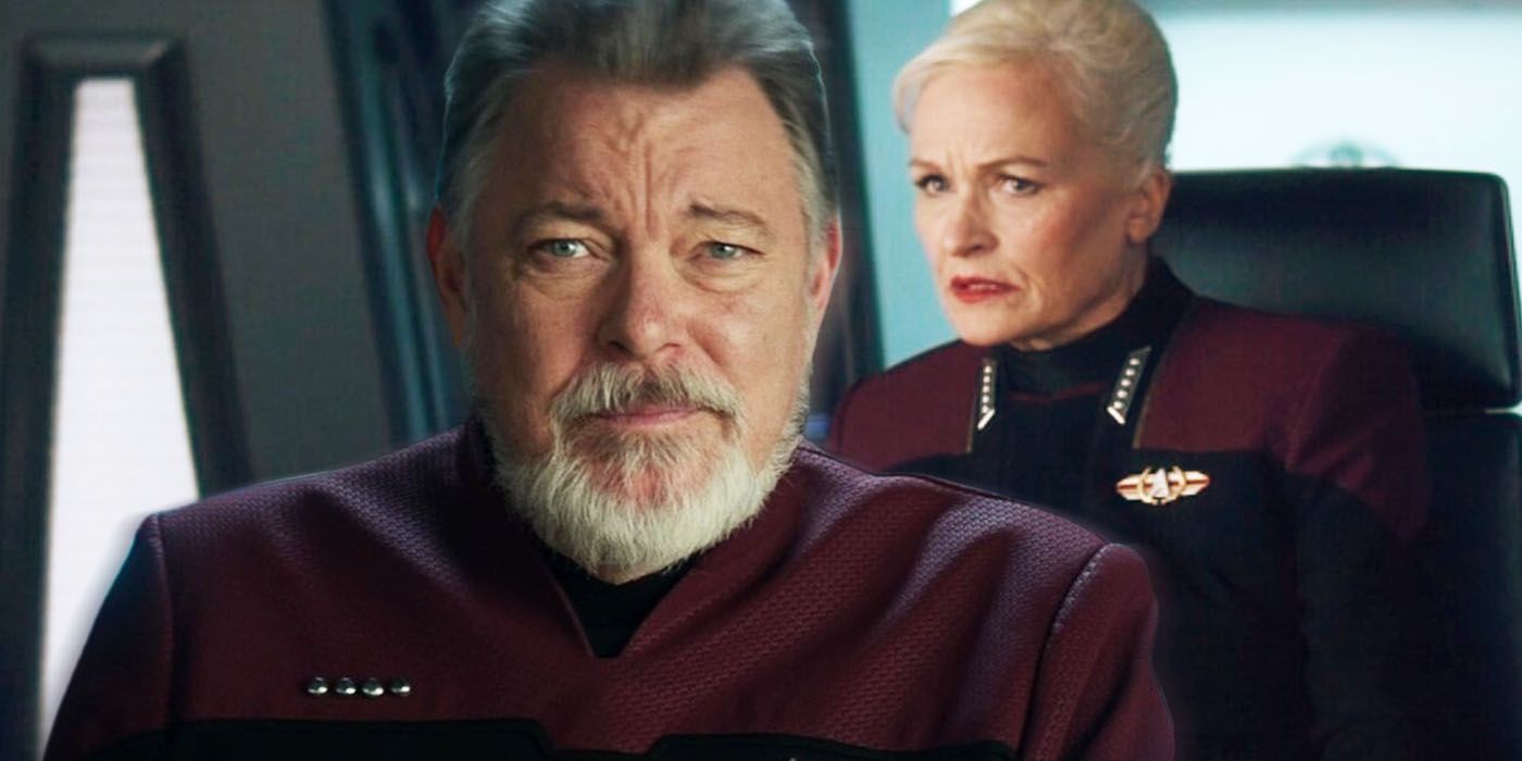 Riker and Admiral Shelby Star Trek Picard