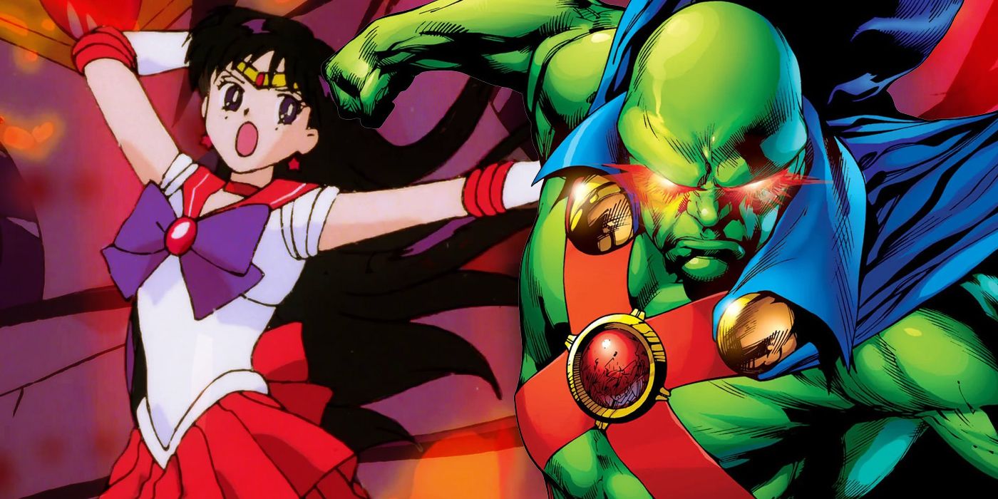 Sailor Moon's Sailor Mars and DC Comics' Martian Manhunter