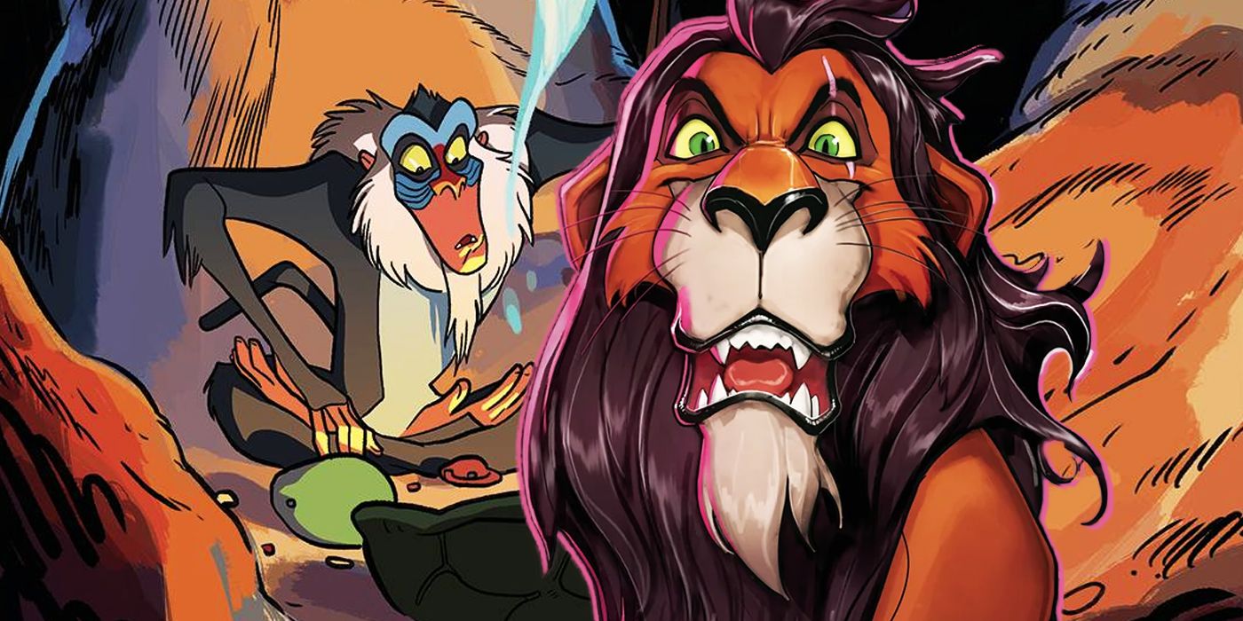Scar and Rafiki from Disney Villains: Scar #1 