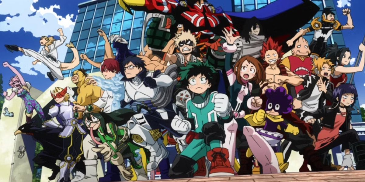 Class 1-A teams up in My Hero Academia