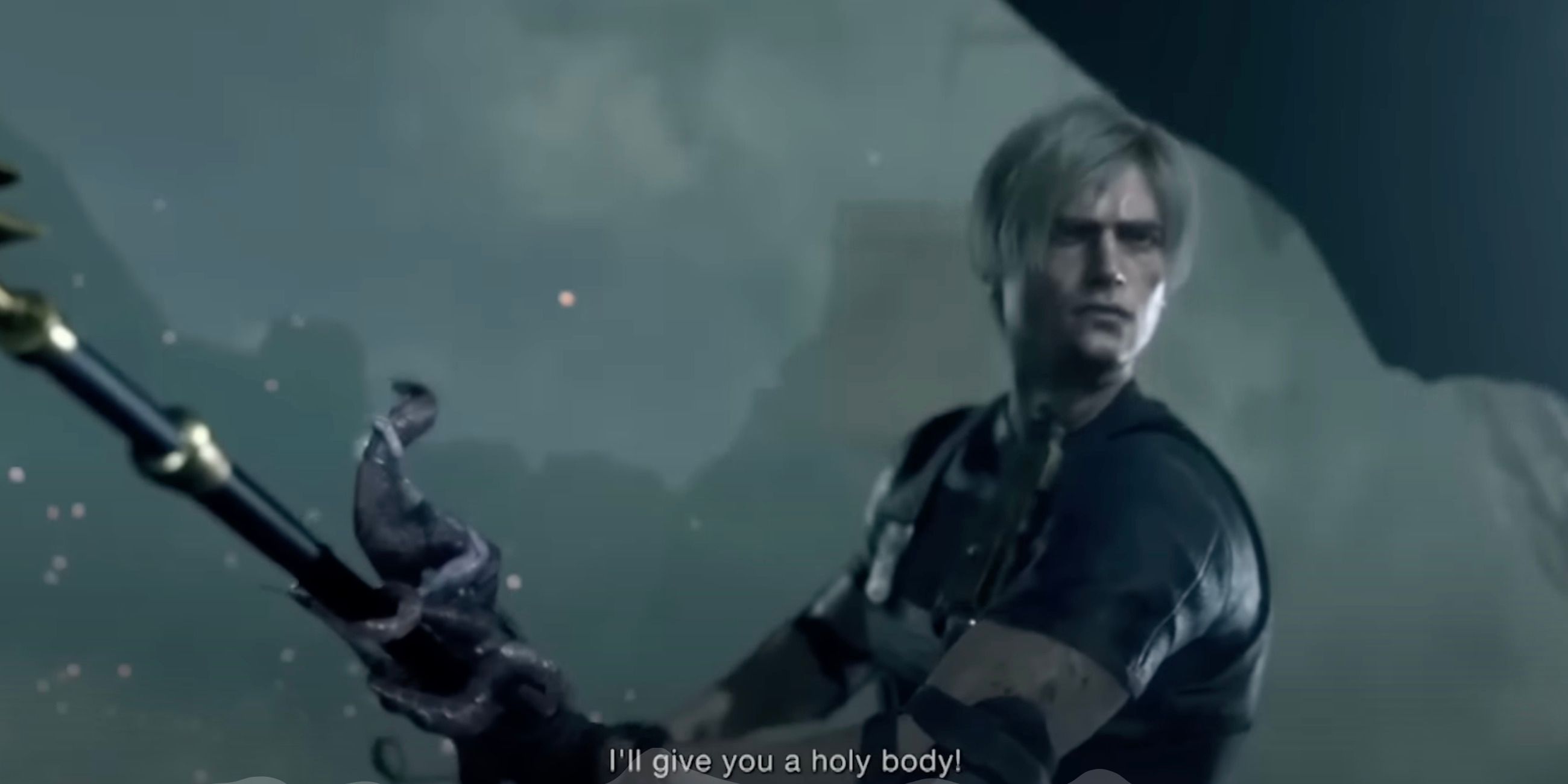 Resident Evil 4 Remake: Leon faz um trocadilho horrível