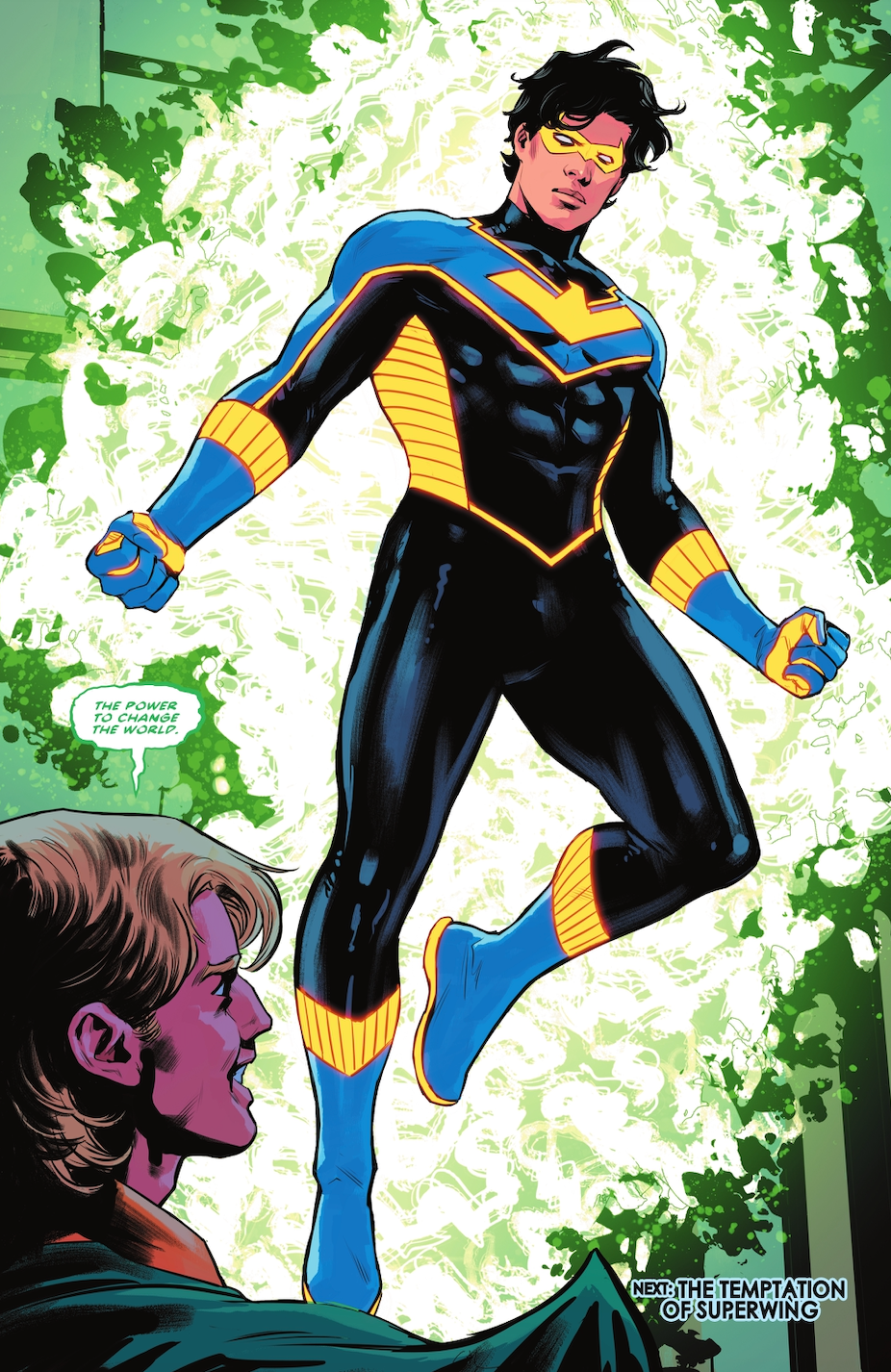 Dick Grayson recebe um novo traje e superpoderes mágicos de Neron em Nightwing #103 da DC.