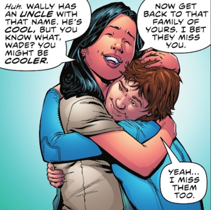 O escritor do Flash, Jeremy Adams, confirma que o terceiro filho de Wally West, Wade, recebeu o nome de Mark Waid.