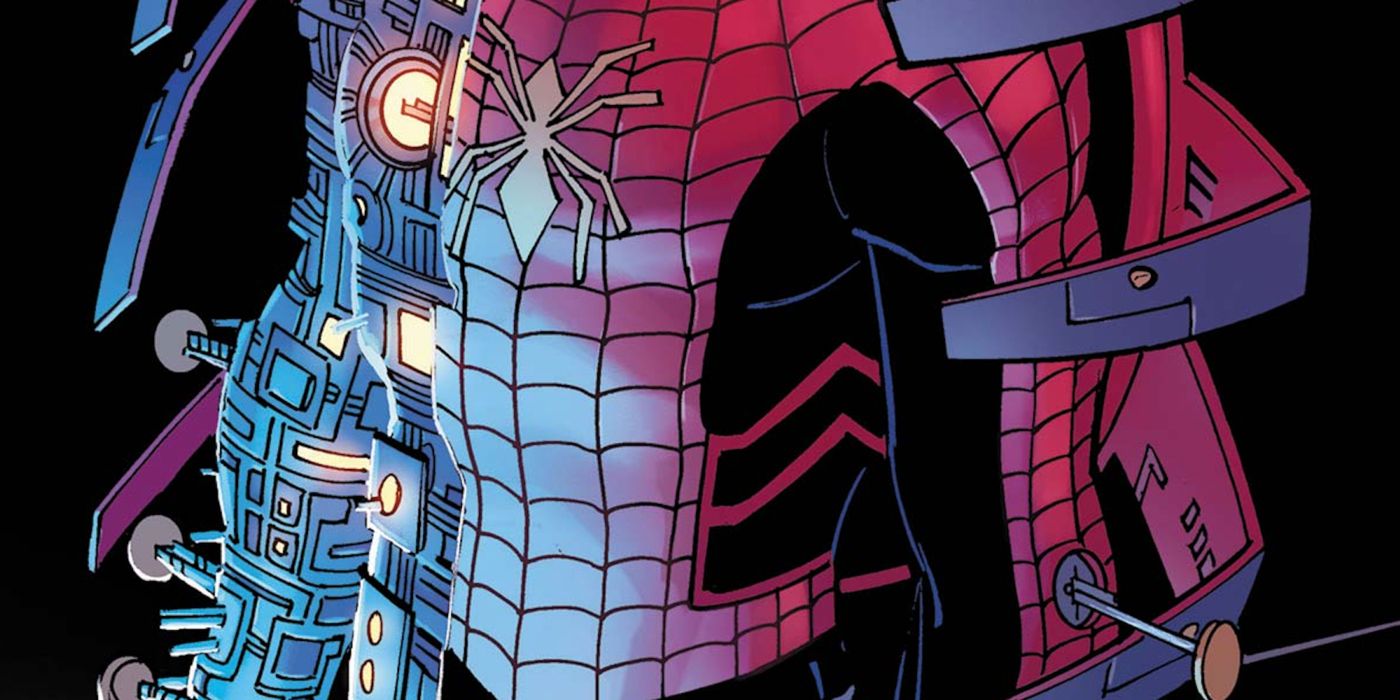 Spider-Man gets new Iron Man armor from the Green Goblin.