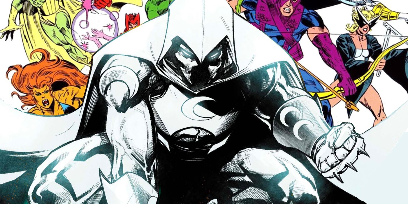Moon Knight, who is now dating Tigra, stands behind his former West Coast Avengers team.