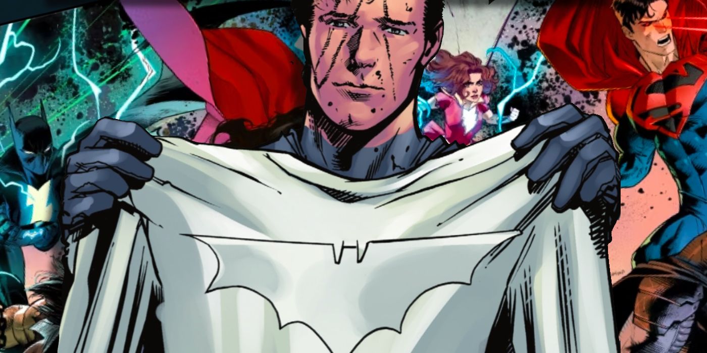 Jon Kent/Superman gives Damian Wayne/Batman a white Batsuit in the last chapter of DC's zombie saga.