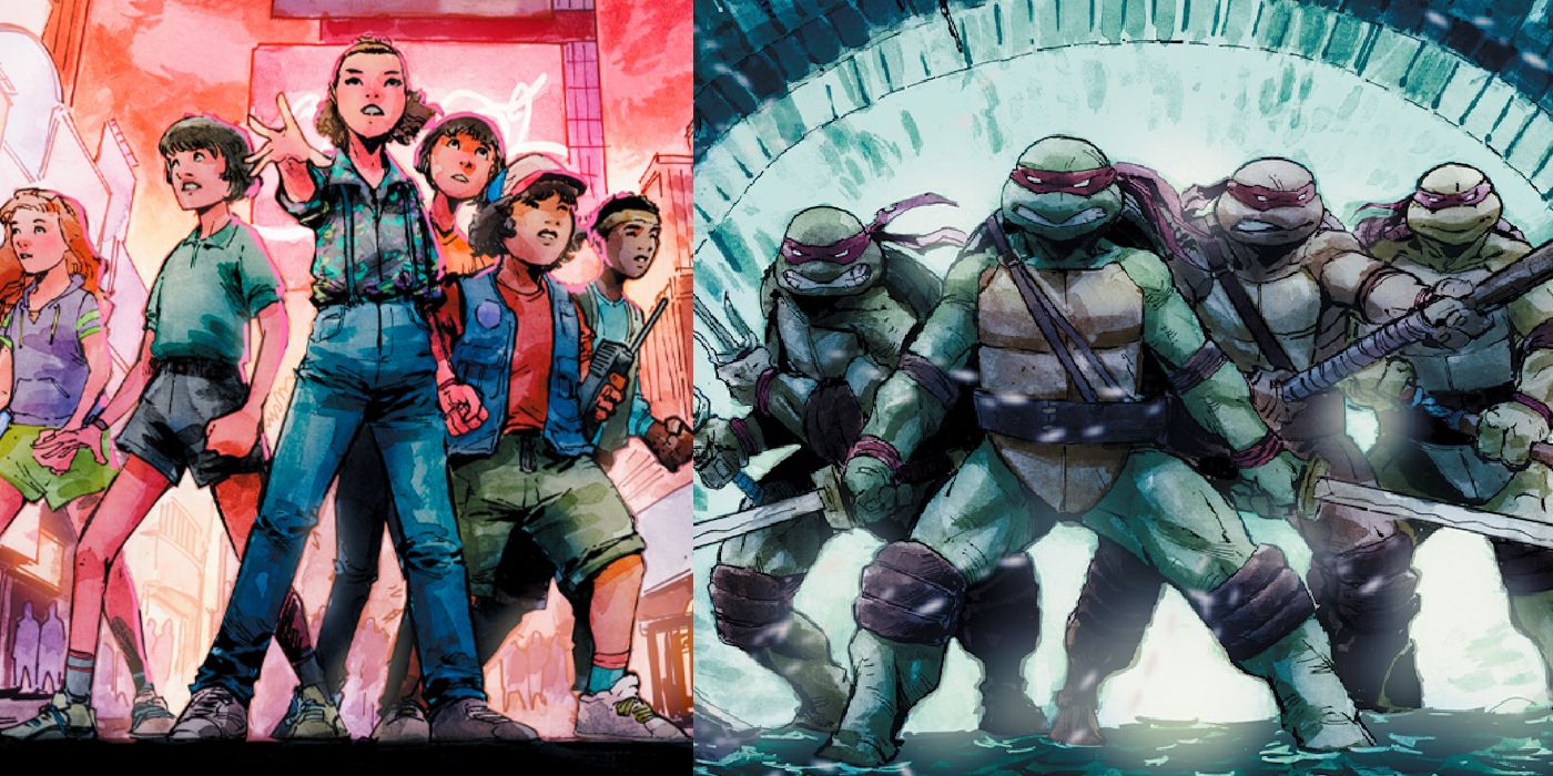 IDW Publishing and Dark Horse Comics are working together on a new Stranger Things TMNT crossover.