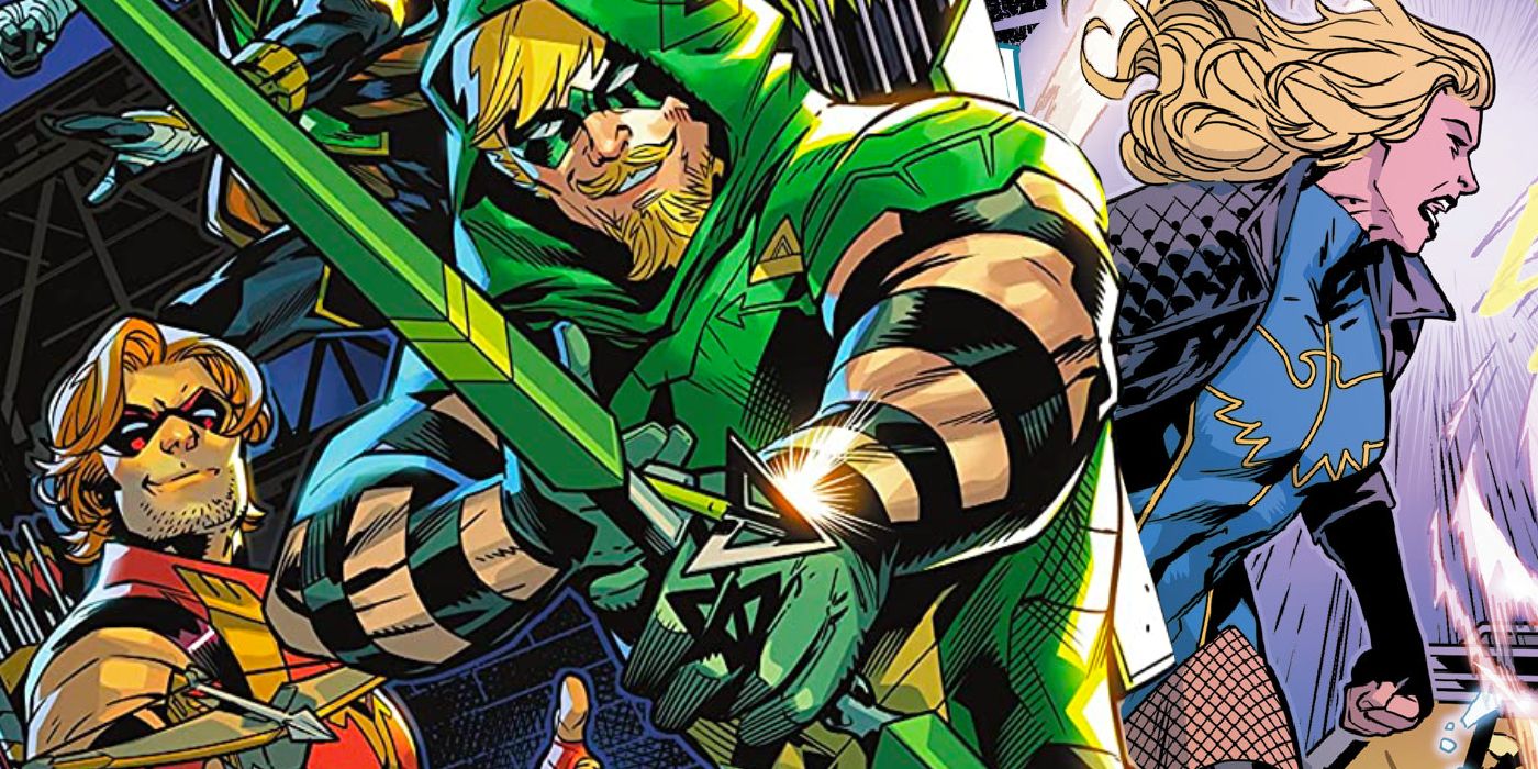Arqueiro Verde # 1 revela que, após sua morte na Crise Negra, Oliver Queen foi parar em uma ilha cósmica.