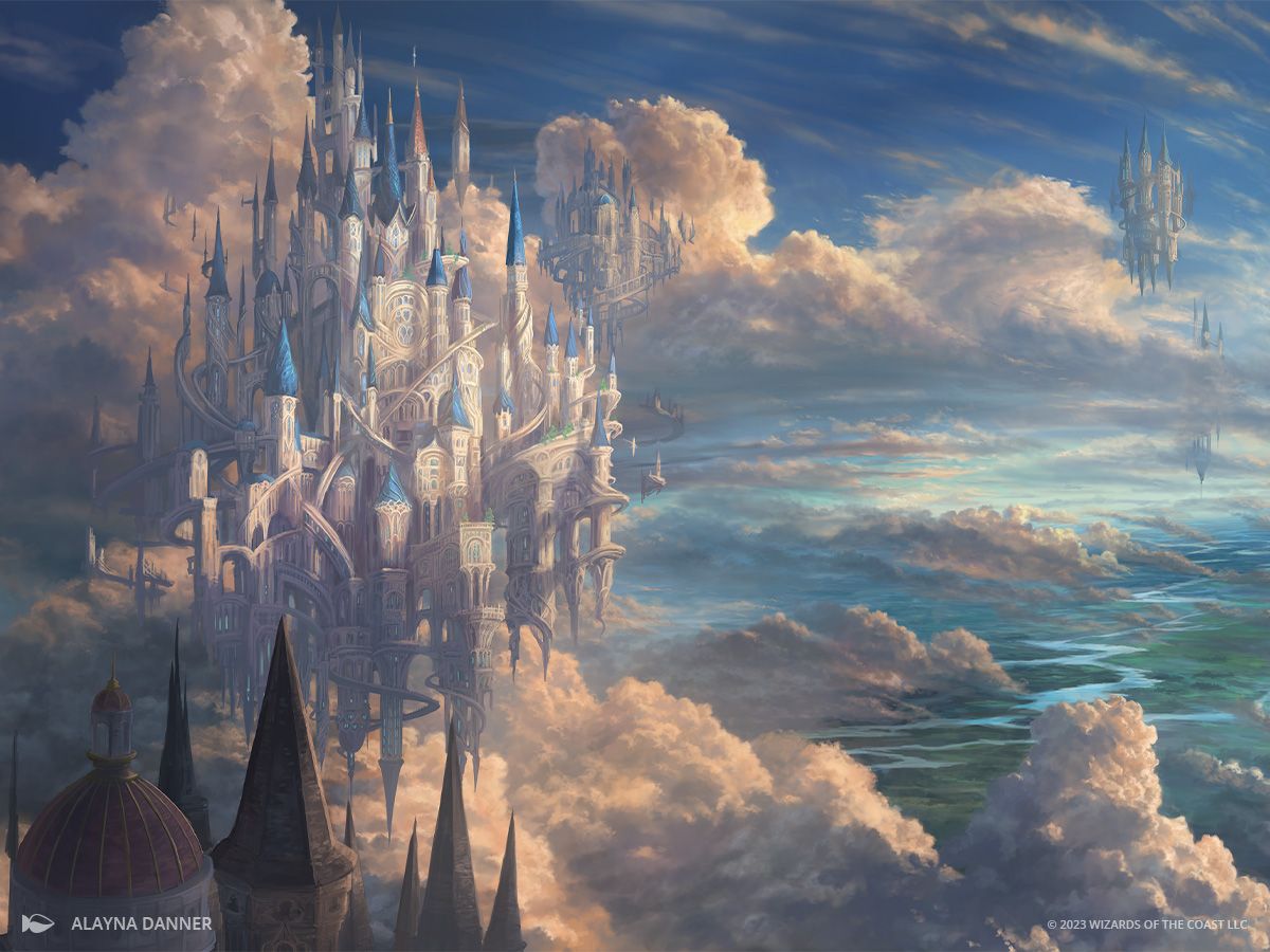 Magic: A arte correta do Seraph Sanctuary do Gathering.