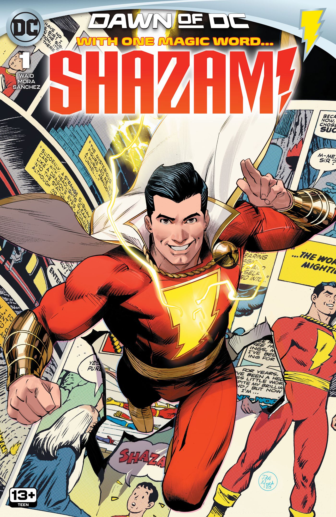 Uma prévia mostra o Shazam! #1 (2023) da DC Comics.