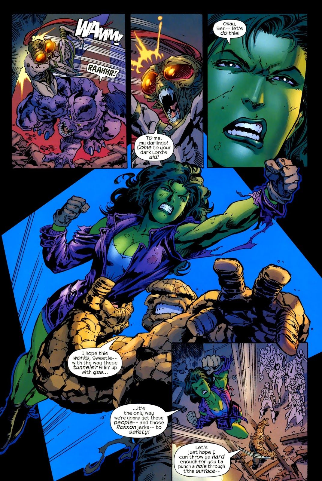 Coisa e Mulher-Hulk Fastball Especial