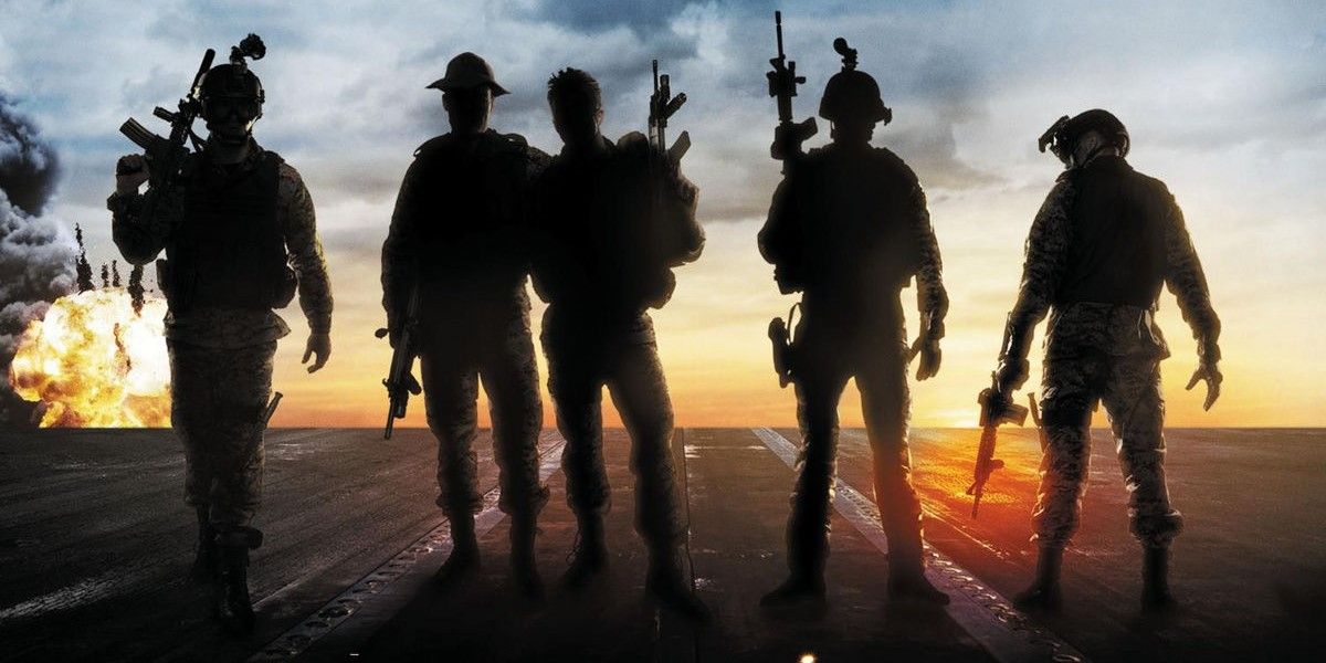 Silhouette of soldiers in Act of Valor-1