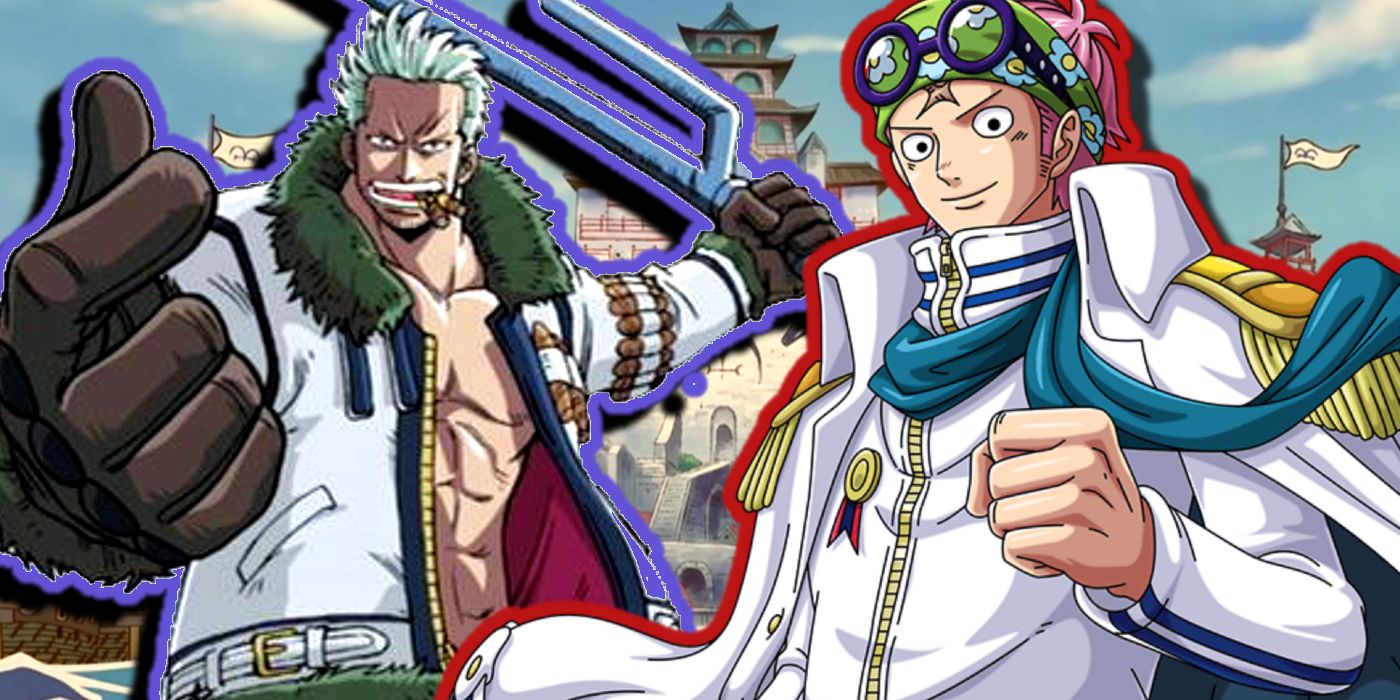 Smoker and Koby in One Piece