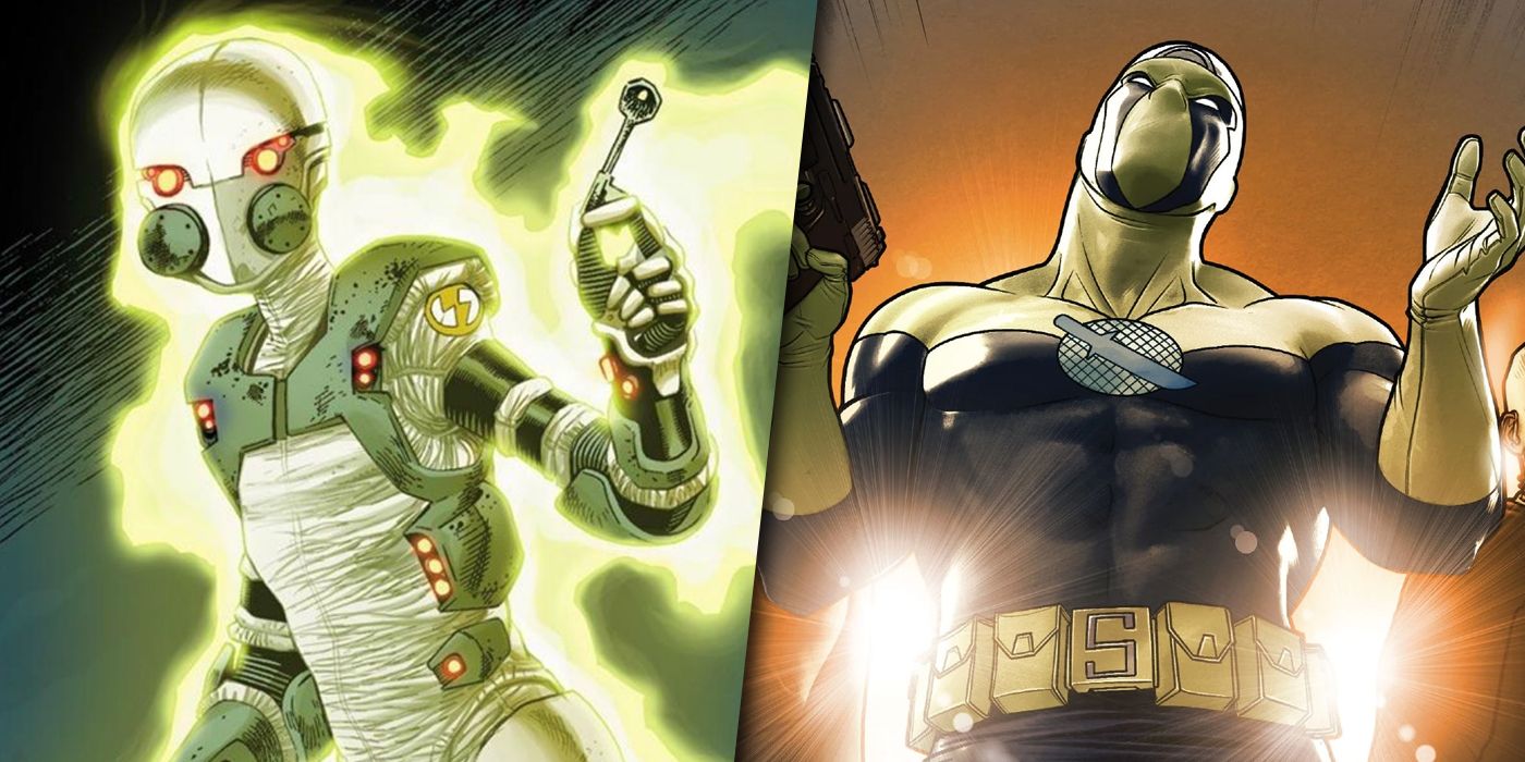 Split image of Ghost and Spymaster from Marvel Comics