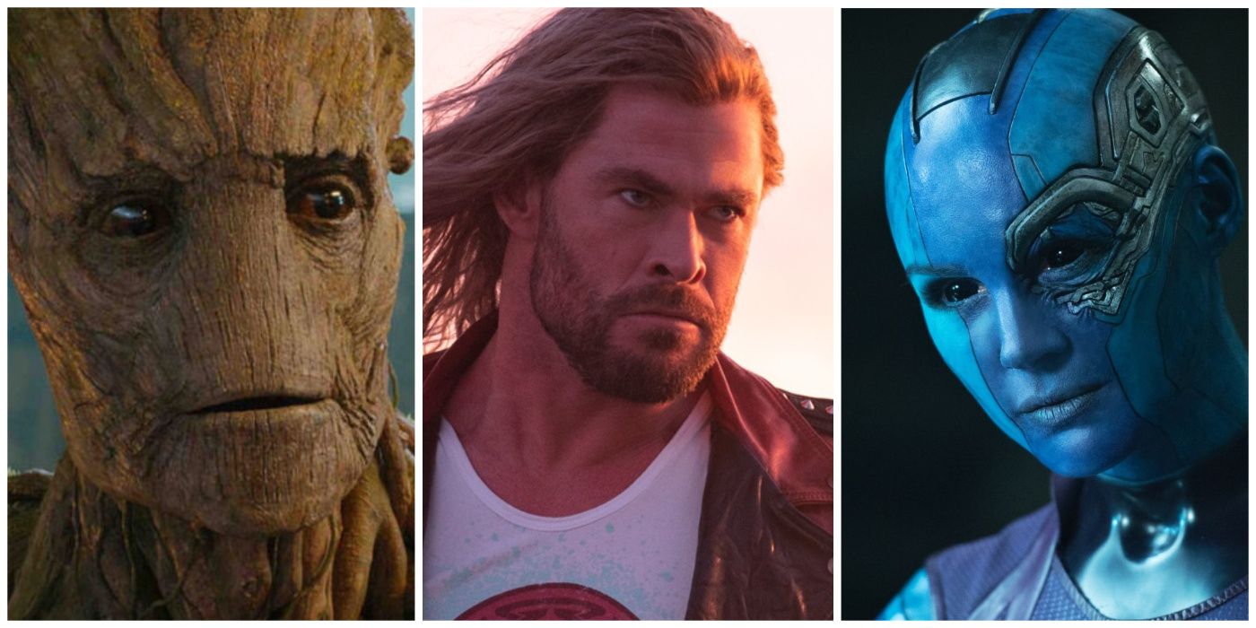 strongest guardians of the galaxy groot thor nebula