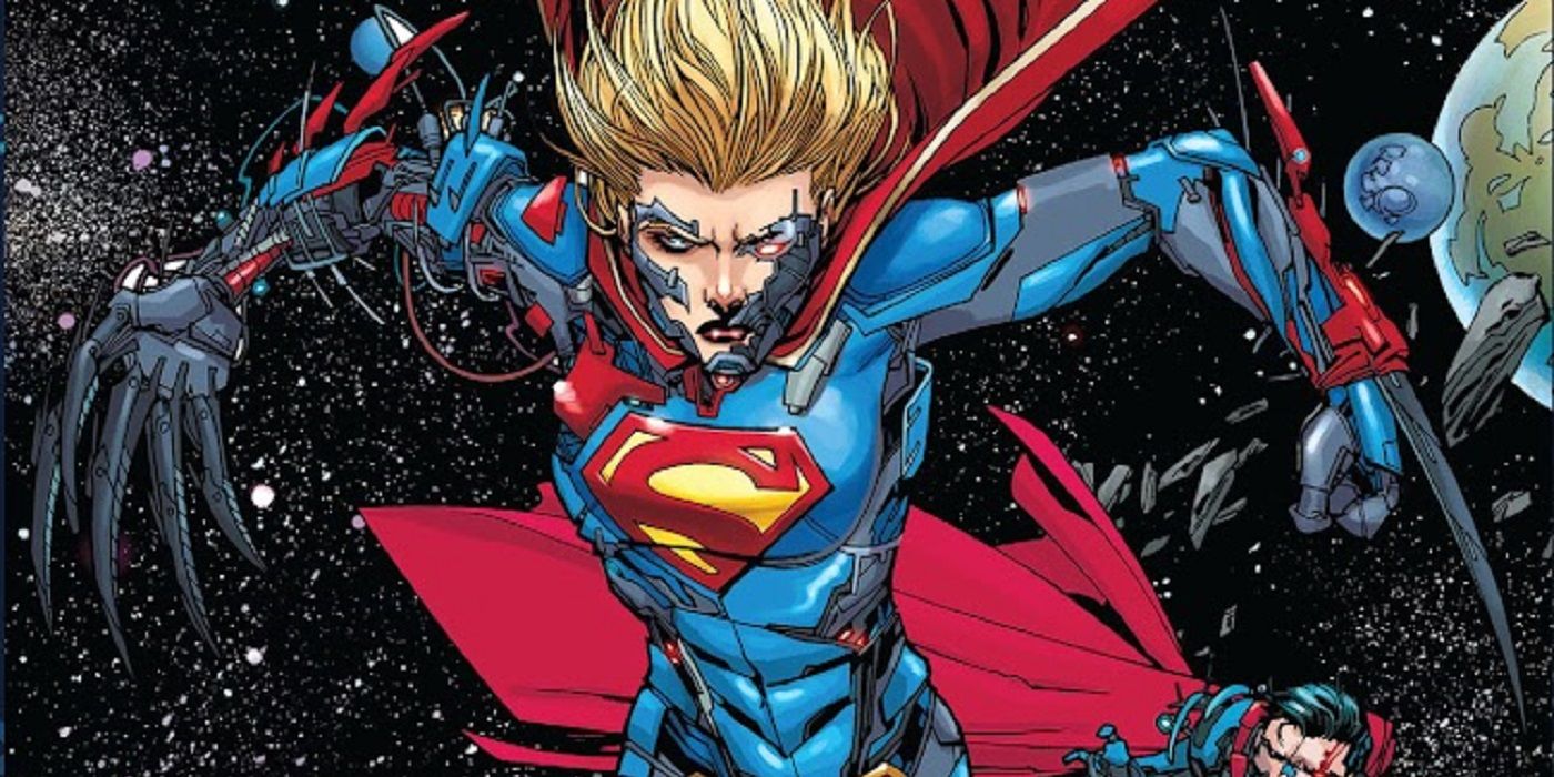 Supergirl turned into a cyborg in Future's End