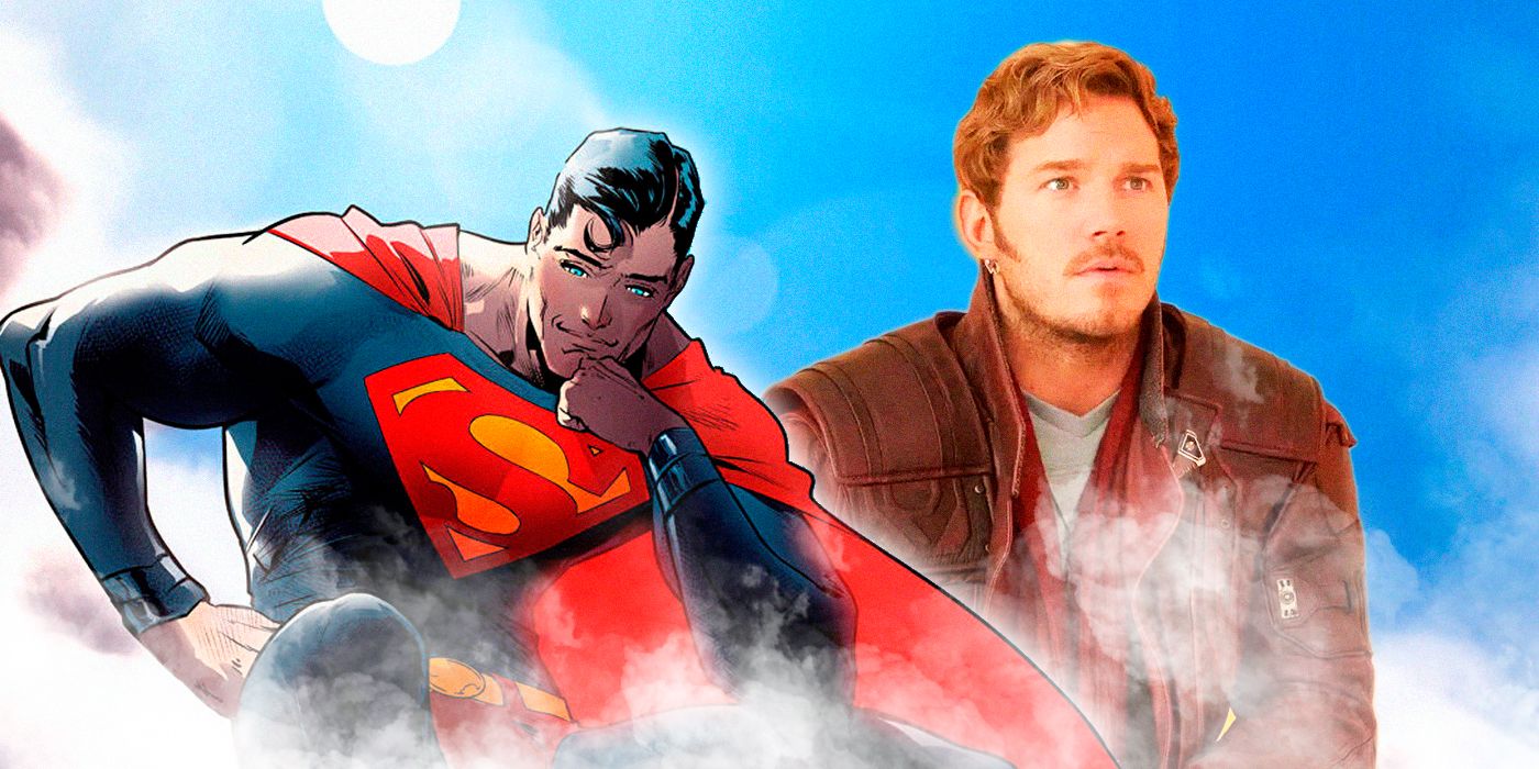 Superman Legacy next to Star Lord from Guardians of the Galaxy