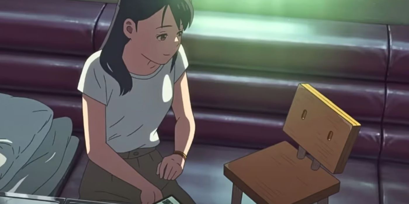 Suzume Et Souta (Sous Forme De Chaise) Du Dernier Film De Makoto Shinkai