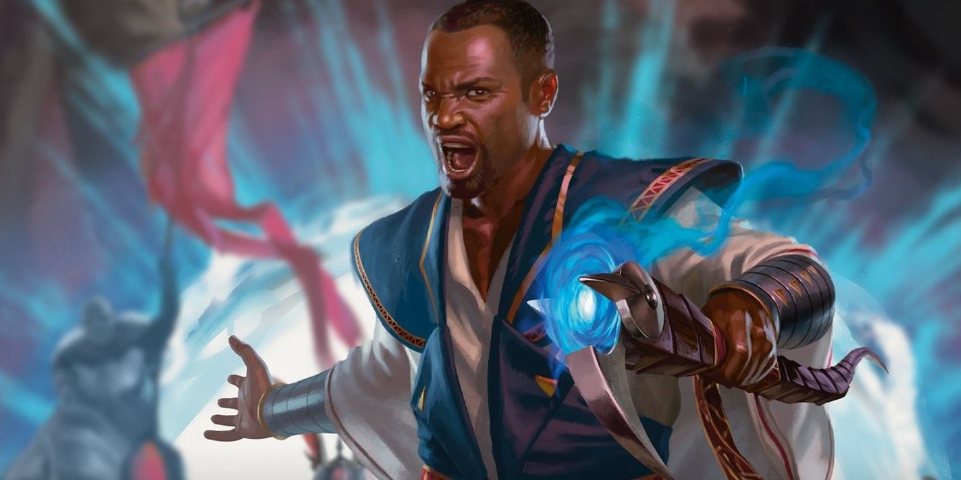 Teferi está usando seu cajado mágico no mtg