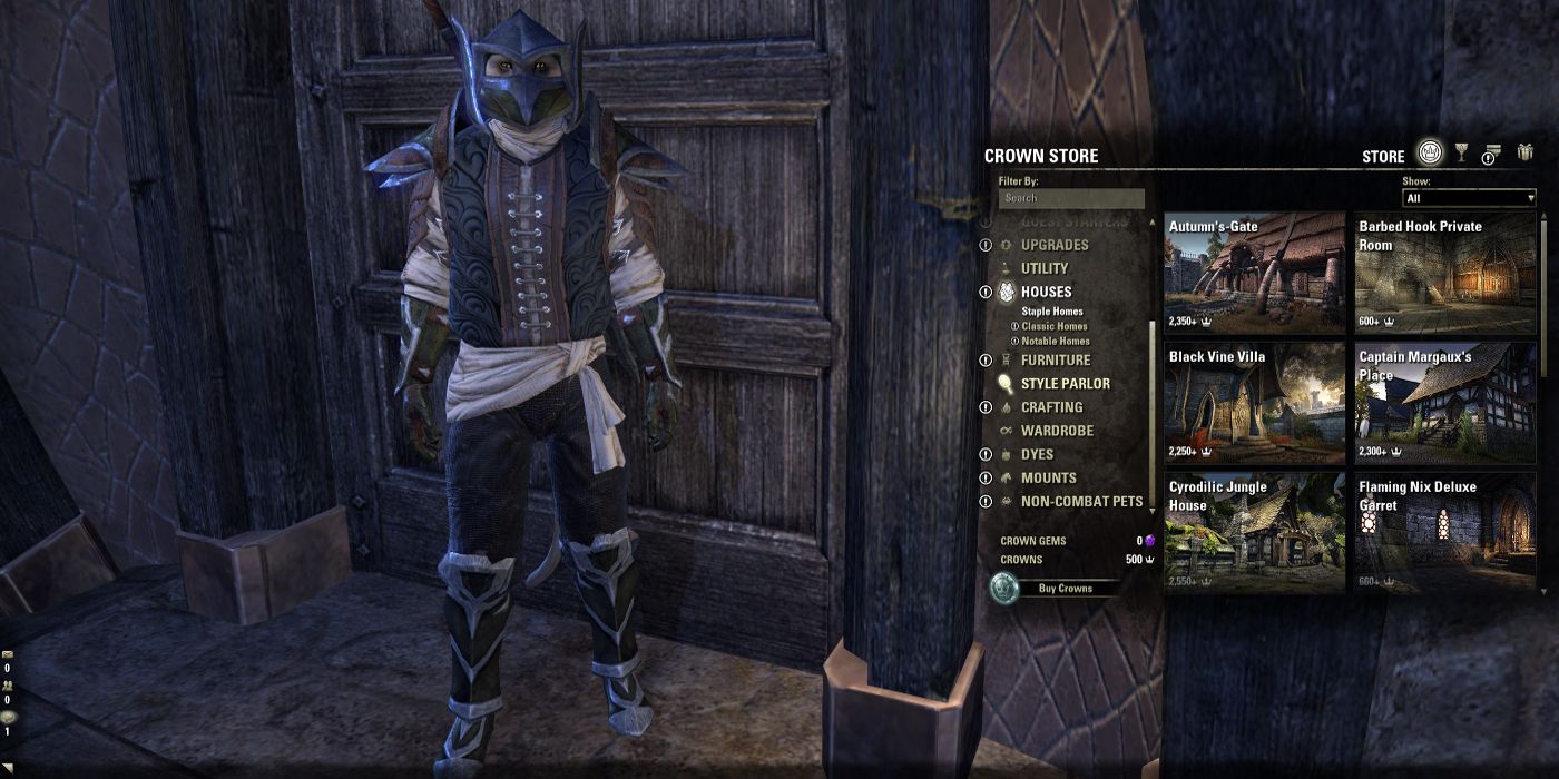 A Crown Store é vista em Elder Scrolls Online