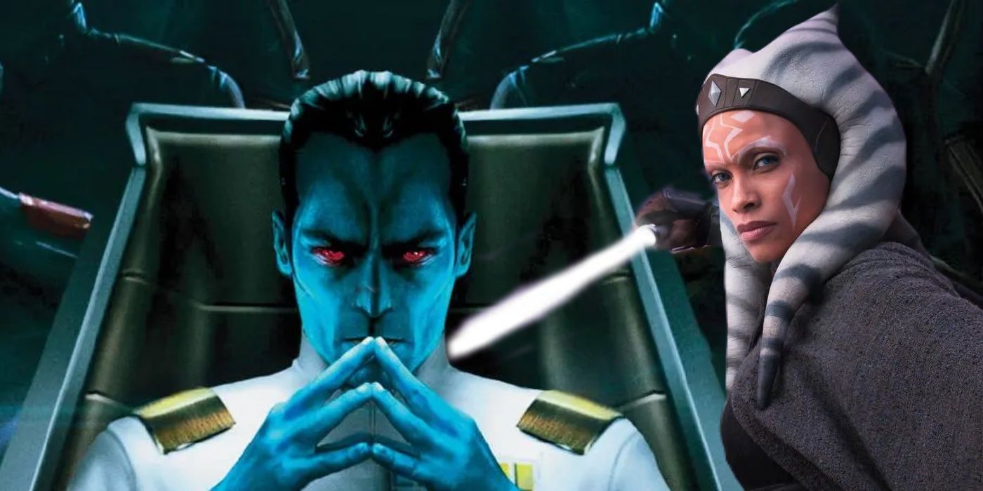 Thrawn from Heir to the Empire and Ahsoka from The Mandalorian
