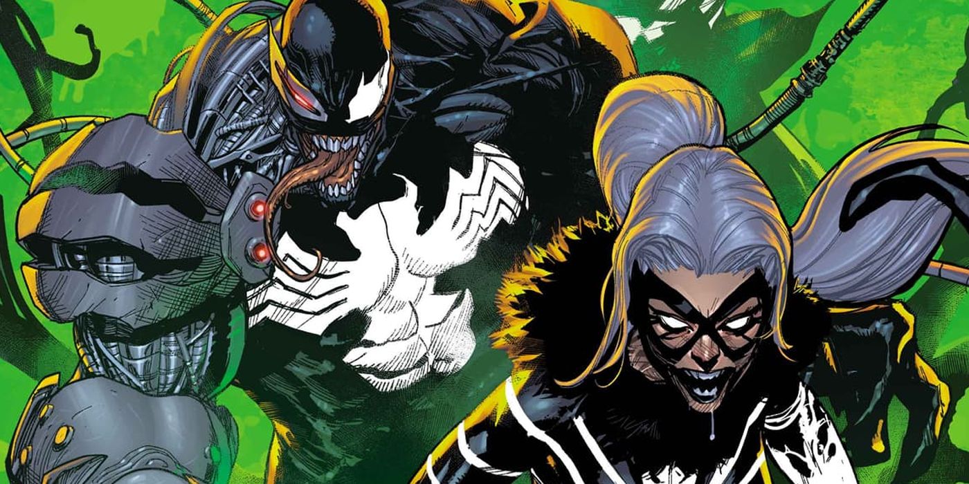 Variants of Venom from Marvel's Extreme Venomverse.