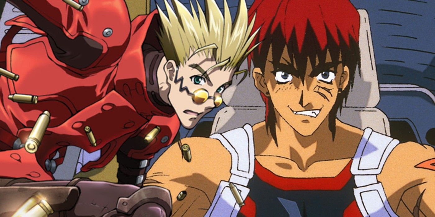 Vash the Stampede in Trigun: Badlands Rumble and Gene Starwind in Outlaw Star