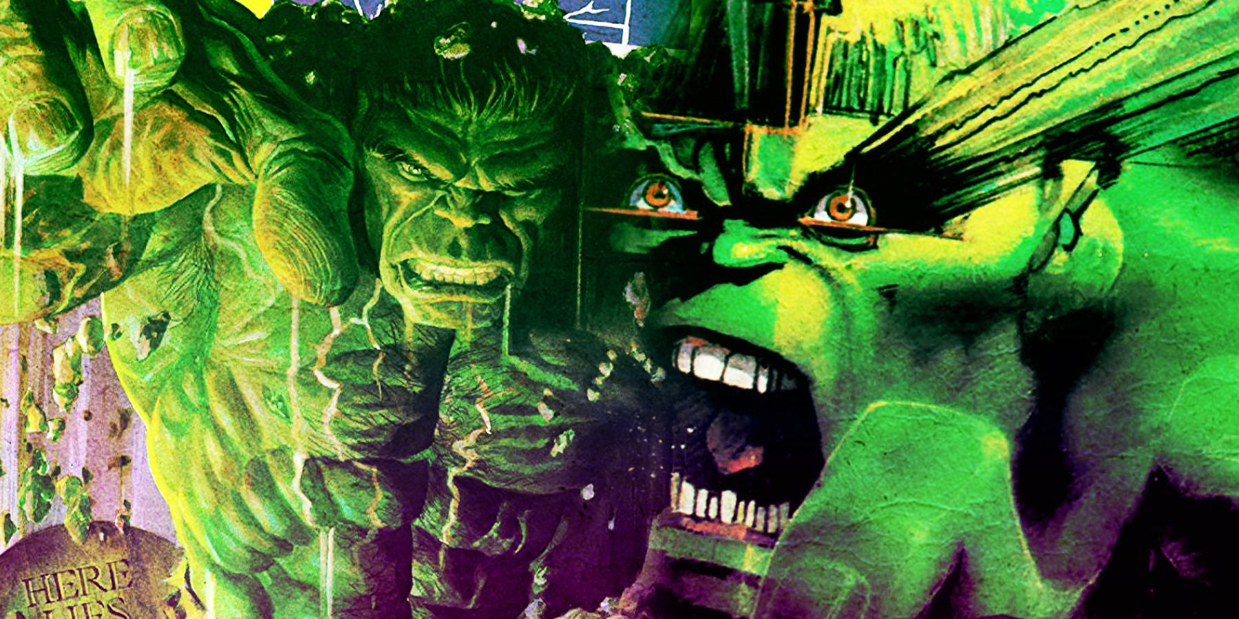 The Hulk as seen in Marvel's Immortal Hulk and What If?... comics.