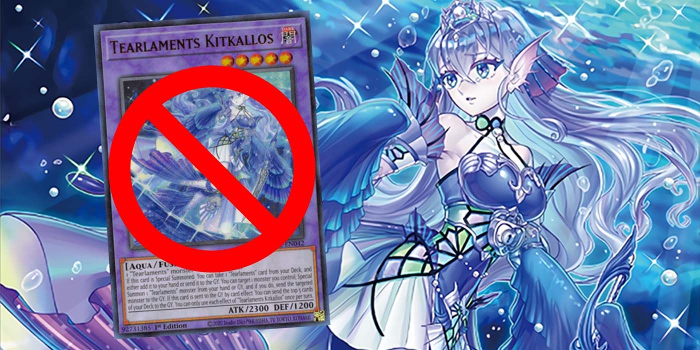 Yu-Gi-Oh!  Cartão Tearlaments Kitkallos e arte oficial