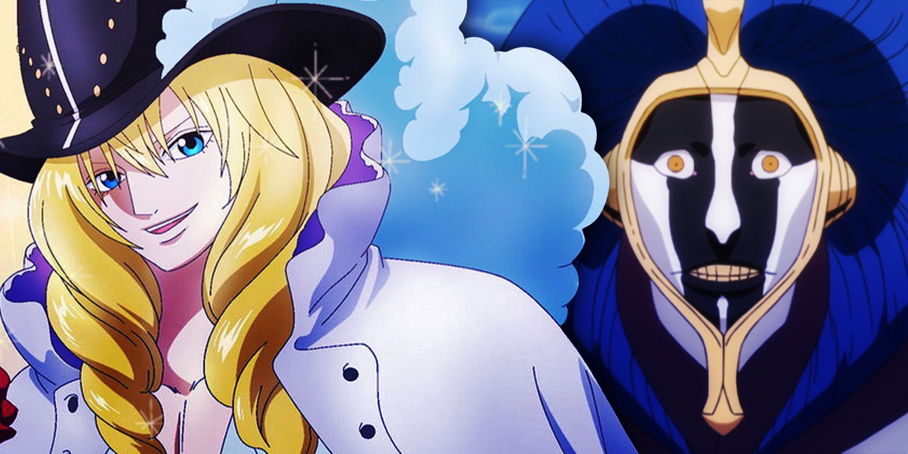 Mayuri from anime Bleach and Cavendish from anime One Piece