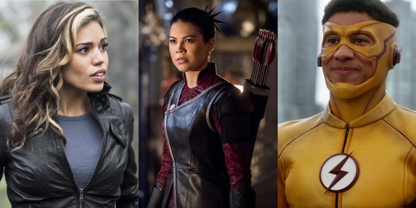 Kendra Saunders, Emiko Queen, and Wally West from the Arrowverse