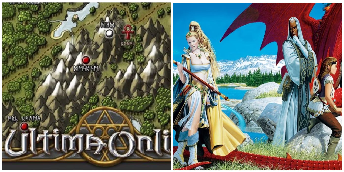 Split image of Ultima Online and Everquest.