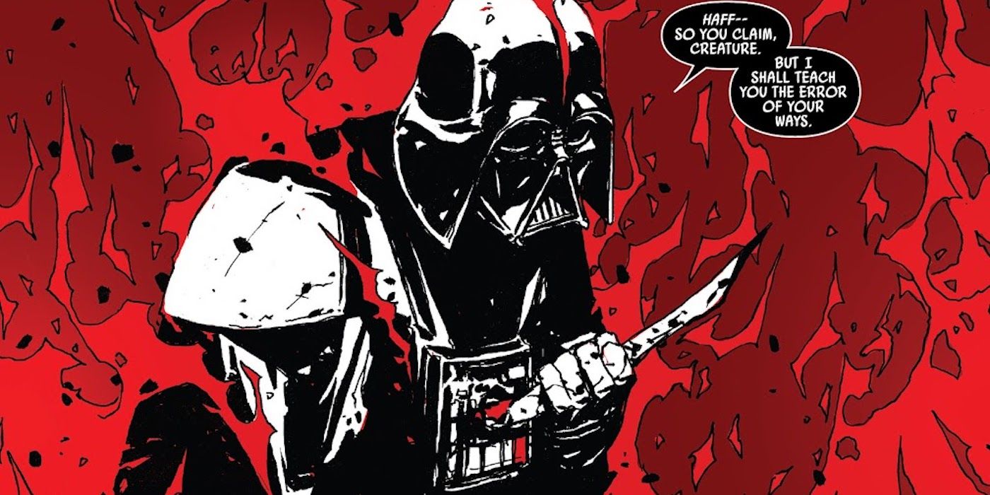 Darth Vader de Star Wars é esfaqueado por alienígenas