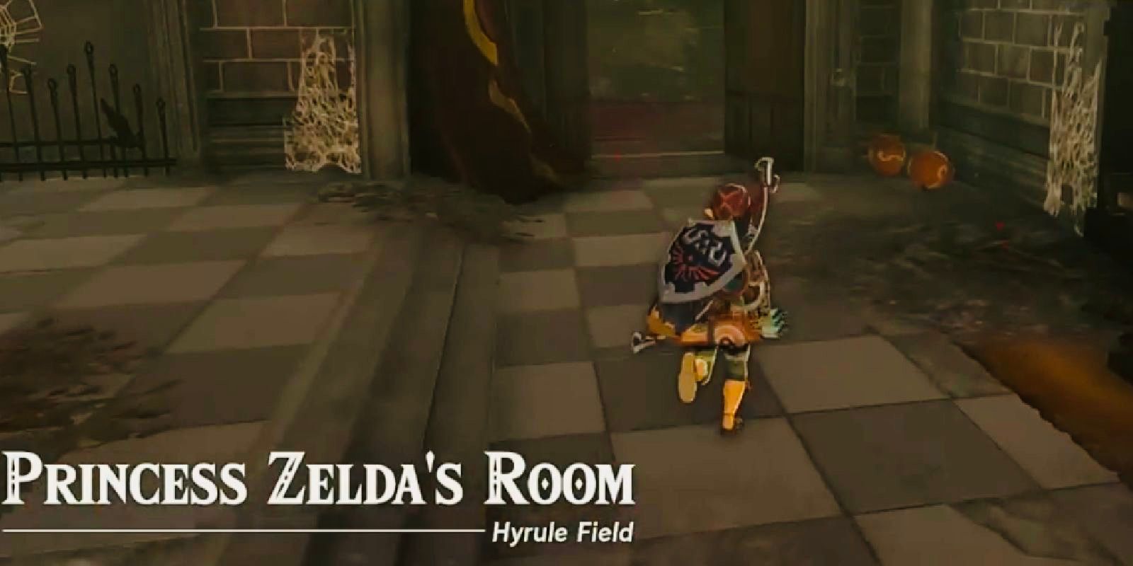 Quarto da princesa Zelda no castelo de Hyrule em Tears of the Kingdom