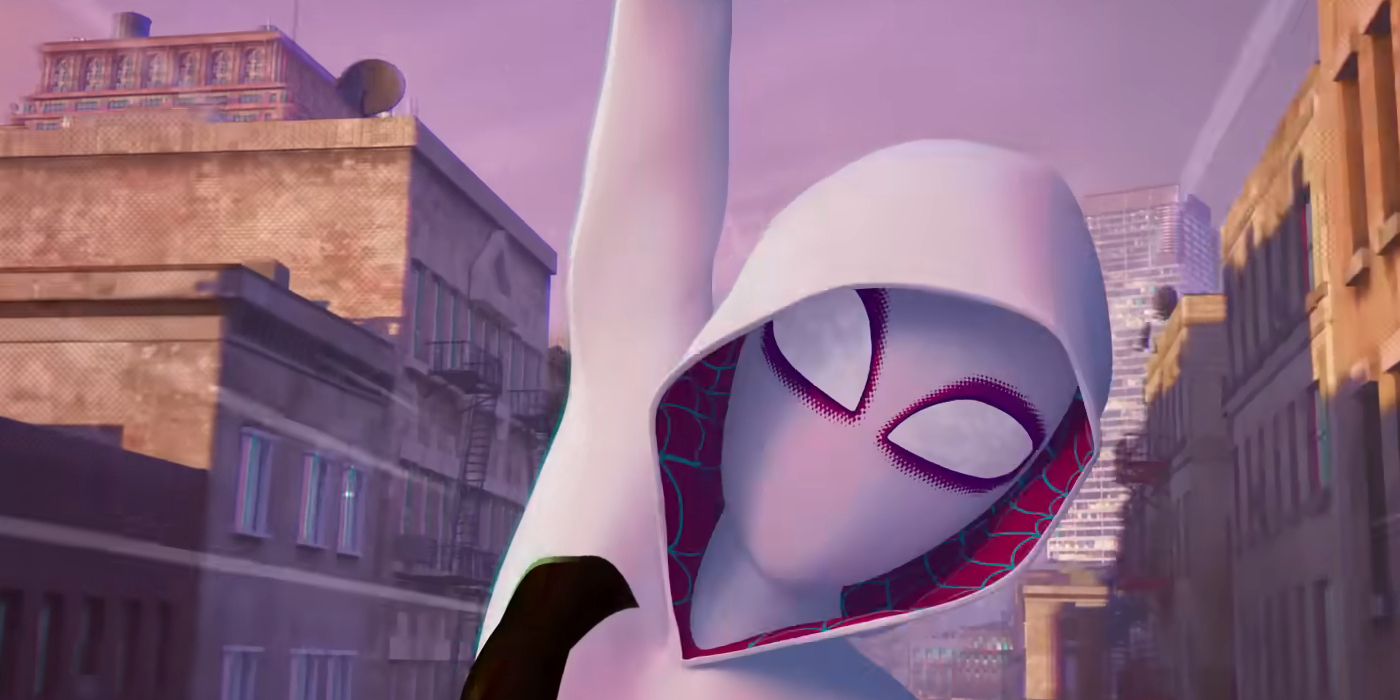 Spider-Gwen passa por Nova York em Across the Spider-Verse