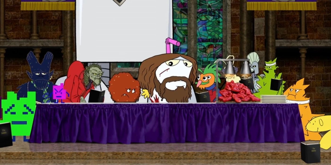 Meatwad e Shake leram o 