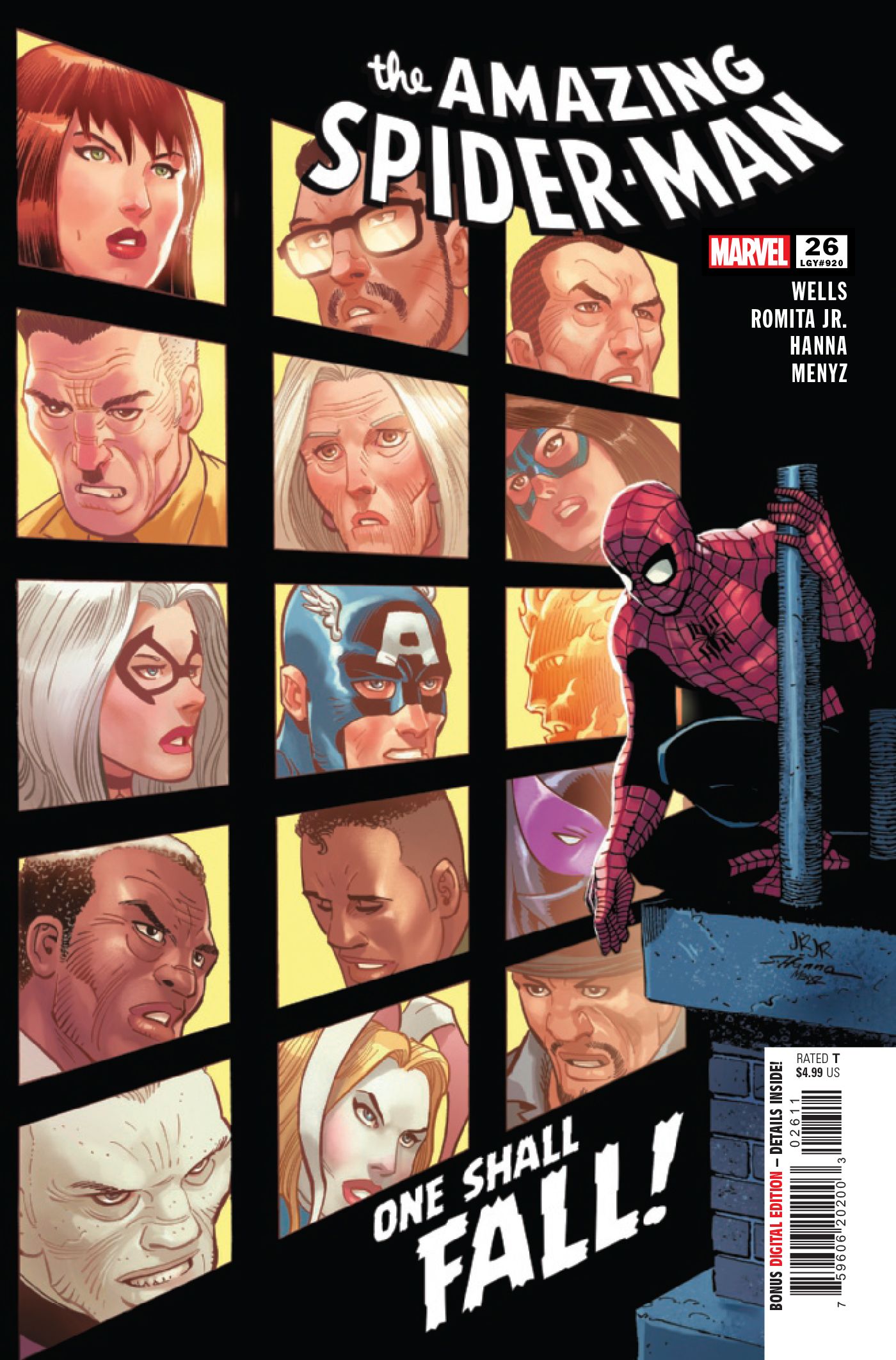 An early look at Amazing Spider-Man #26 (2023) from Marvel Comics.
