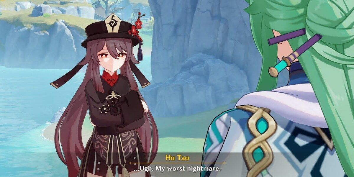 Genshin Impact: Hu Tao confronta Baizhu.
