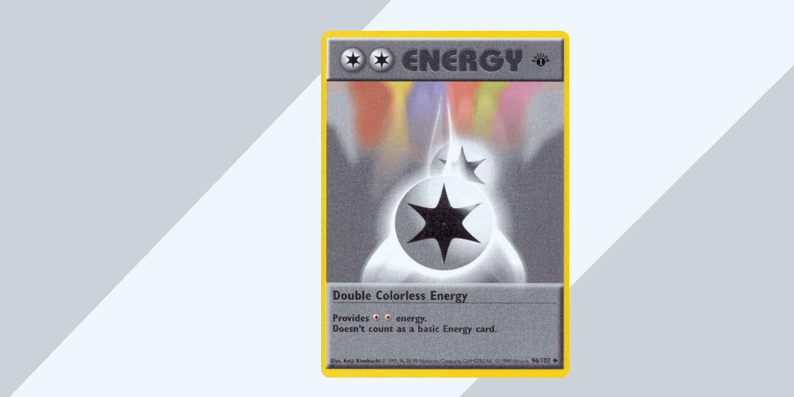 Base Set Double Colorless Energy from the Pokémon TCG.