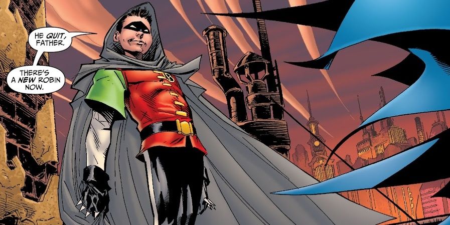 Damian Wayne anuncia que é o novo Robin em DC's Batman #657 por Grant Morrison