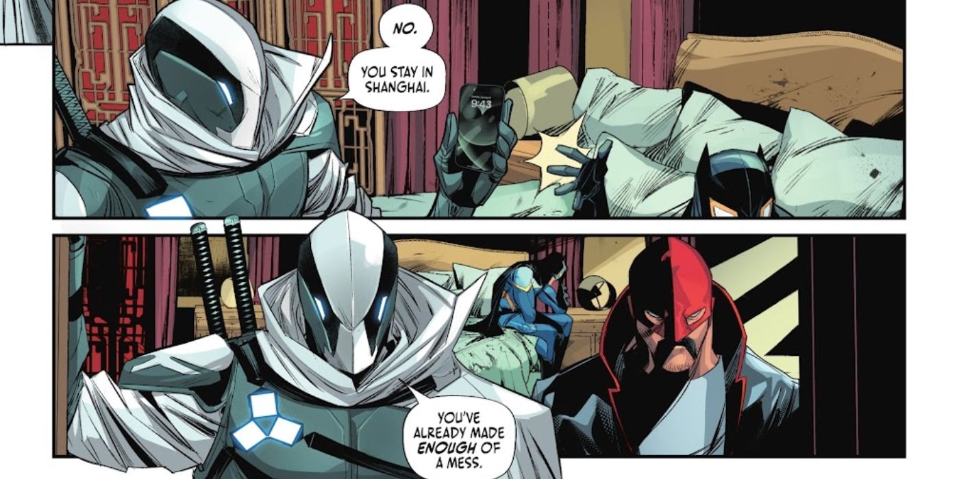 Ghost-Maker menospreza o Batman da China em Batman Incorporated # 8.