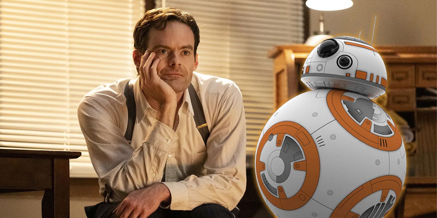 Bill Hader as Barry and BB-8 from Star Wars