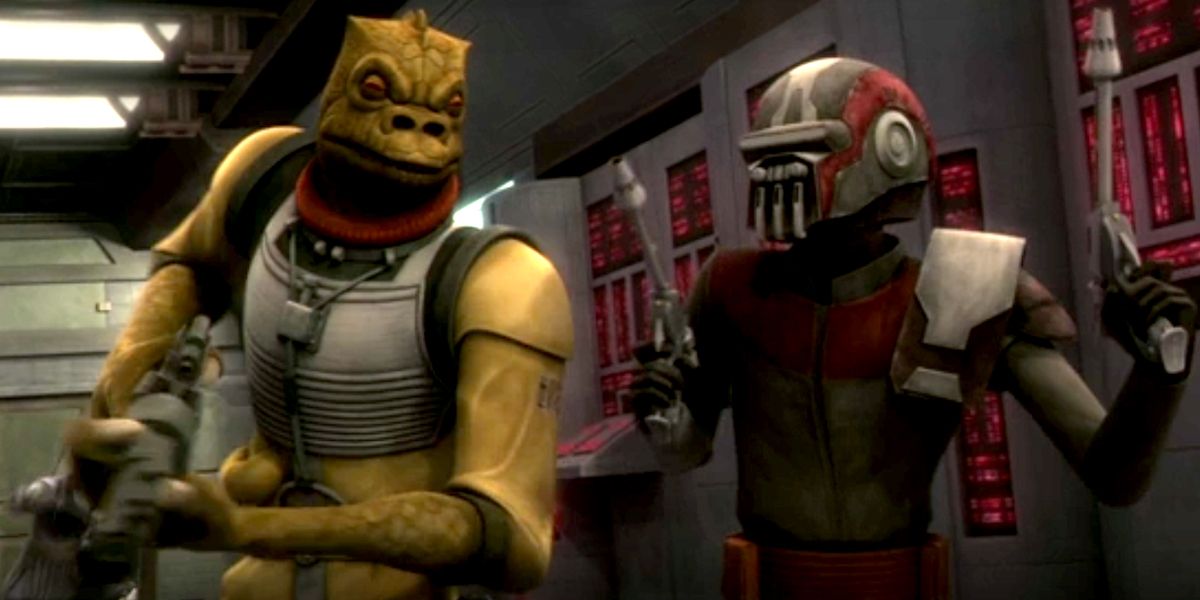 Bossk et Boba Fett dans Star Wars The Clone Wars avec Daniel Logan
