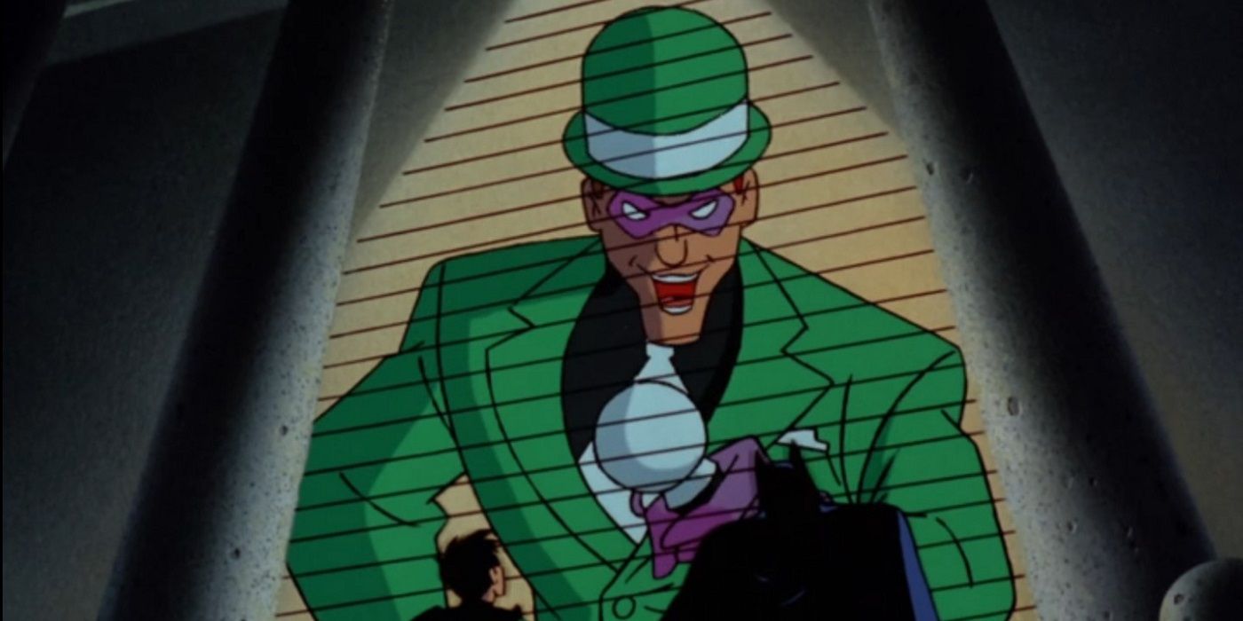 The Riddler entices Batman and Robin to participate in his deadly game